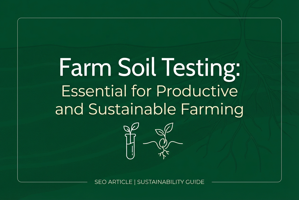 Farm Soil Testing: Essential for Productive and Sustainable Farming