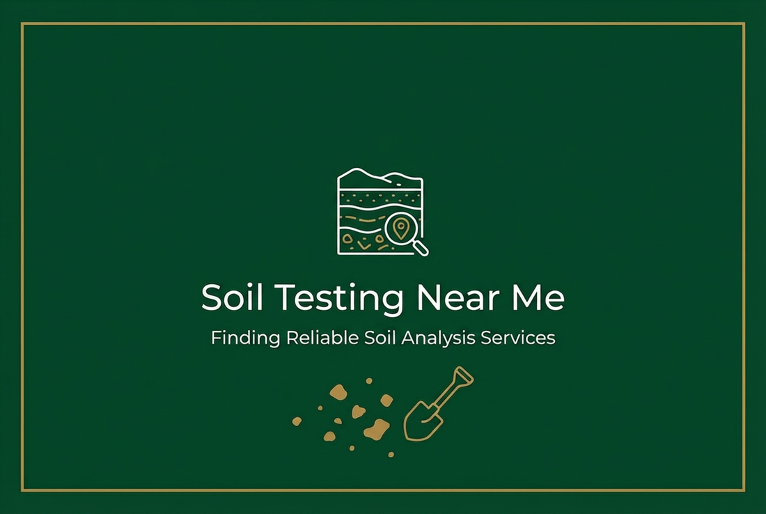 Soil Testing Near Me: Finding Reliable Soil Analysis Services