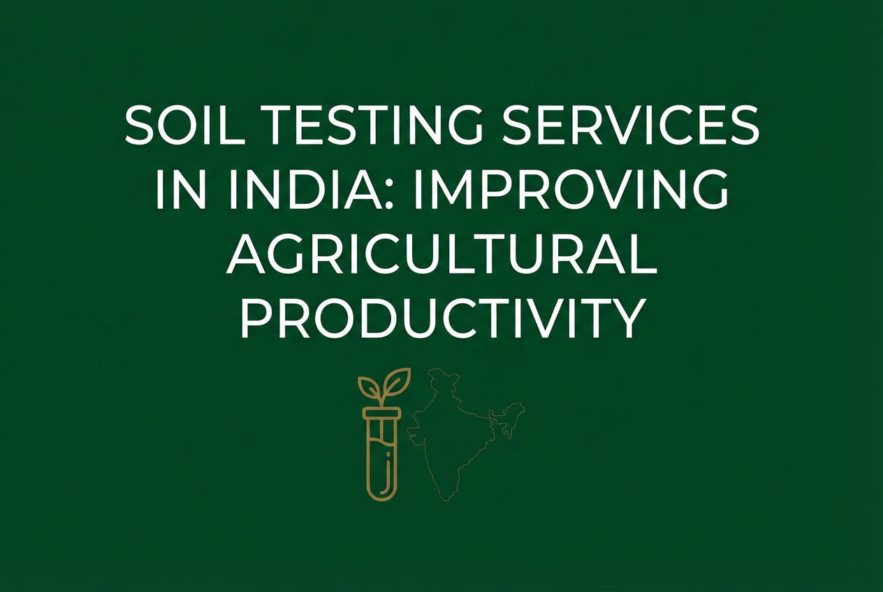 Soil Testing Services in India: Improving Agricultural Productivity