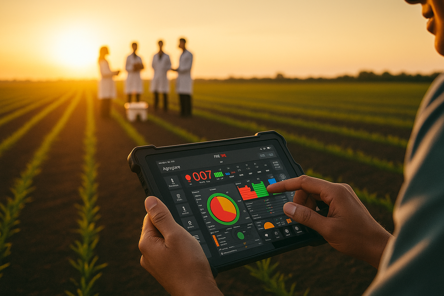 Farming technology in agricultural field